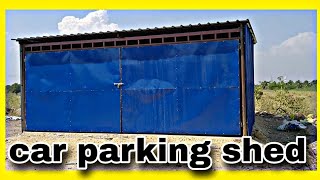 car parking shed