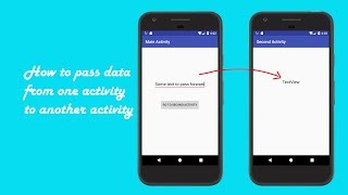 How to Pass Data From One Activity to Another Activity