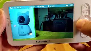 Moniteur Vidéo pour Bébé, SUPERUNCLE Babyphone Caméra Surveillance Numérique sans Fil, Complète et d