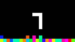 7 Seconds Timer ‐ Flowing Pixels