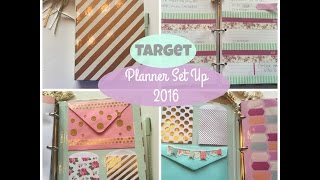 TARGET Planner Set up | 2016