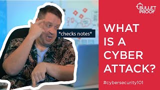 What is a cyber attack? Cybersecurity 101