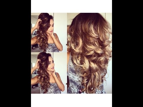 Easy and Bouncy Voluminous Curls using Hot Rollers-Hair Tutorial Easy and Bouncy Voluminous Curls using Hot Rollers-Hair Tutorial