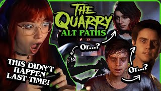 TAKING ALL THE OPPOSITE PATHS FROM OUR FIRST TRY! || The Quarry 2nd Playthrough