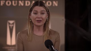 Meredith Presents the Catherine Fox Award to an Unexpected Winner - Grey's Anatomy