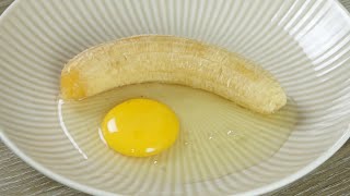 15 minutes Snacks recipe | Easy banana cake in frying pan