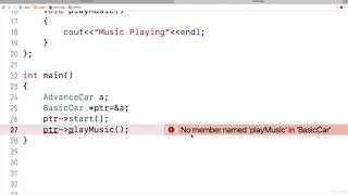 167 Demo #3 Base Class Pointer Derived Class Object