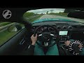 ford mustang gt 5.0 v8 421 ps top speed drive german autobahn no speed limit pov