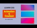 STUNNING Morphing Gradient Background in 5 Minutes Pure CSS Tutorial #cssanimation #cssgradient #css