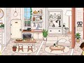 🪵new apartment house soft✨toca boca beak stree building🧺tocalifeworld makeover