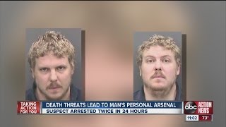 Man gets arrested 2x in just 24 hours