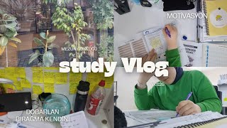 BİR MEZUN GÜNLÜĞÜ study vlog yks - a day in my life -