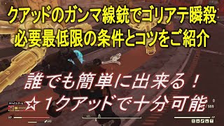 【dabadabajr】☆１クアッドのガンマ線銃でゴリアテ瞬殺！！！誰でも簡単に出来る！！！コツをご紹介【Fallout 76】【フォールアウト７６】