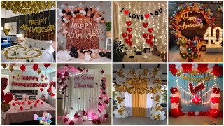 Wedding anniversary decorations ideas at home