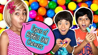 Types of Bubble Gum Chewers - Funny Skits // GEM Sisters