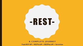 Hello World API - Flask Rest API Complete Series