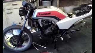 kawasaki ar125 b2 1988 start up during build