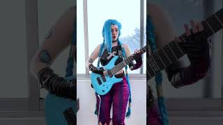 The Beast @MishaMansoor @Periphery @leagueoflegends #guitarcover #jinxcosplay #jinx #8strings