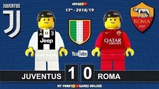 Juventus vs Roma 1-0 • Serie A 2018/19 • Sintesi 22/12/18 • All Goal Highlights Lego Football