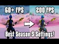 Fortnite Season 5 Settings Guide! - FPS Boost, Colorblind Modes, & More!