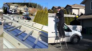 Removing Ladder from Van