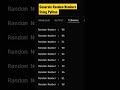Python program to generate random numbers #shorts #coding #programming