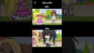 Which is better?🤨 2023 or 2024. It is basically 2025 tho😂 #gacha #akps #gachalife