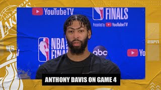 Anthony Davis on text from LeBron that Game 4 was most important of his career | 2020 NBA Finals