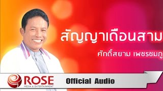 สัญญาเดือนสาม - ศักดิ์สยาม เพชรชมภู (Official Audio)