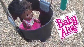 Baby Alive Playground Fun For Kids Swing Slide Baby Alive Doll