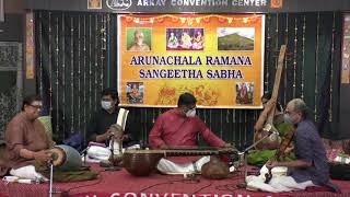 ARUNACHALA RAMANA SANGEETHA SABHA-N RAVIKIRAN  CHITRAVINA