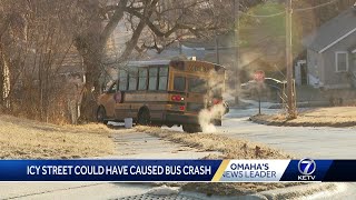 No injuries reported after Omaha Public Schools bus hits tree