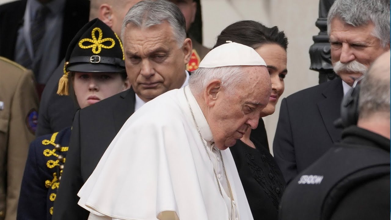 Pope Francis Begins Three-day Visit To Hungary - YouTube