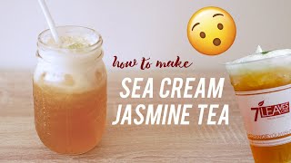 "7 Leaves" Sea Cream Jasmine Tea Copycat Recipe