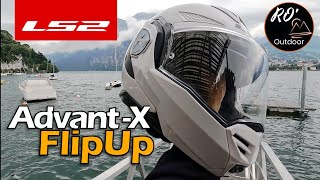 Prova casco Flip Up Modulare LS2 Advant-X