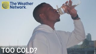 Is drinking cold water on a hot day a real health risk?