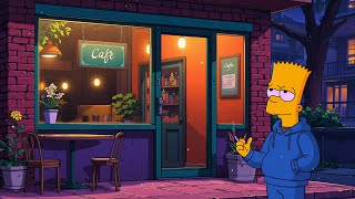 smoking corner café 🚬☕ lofi hip hop ~ cozy atmosphere / quiet night