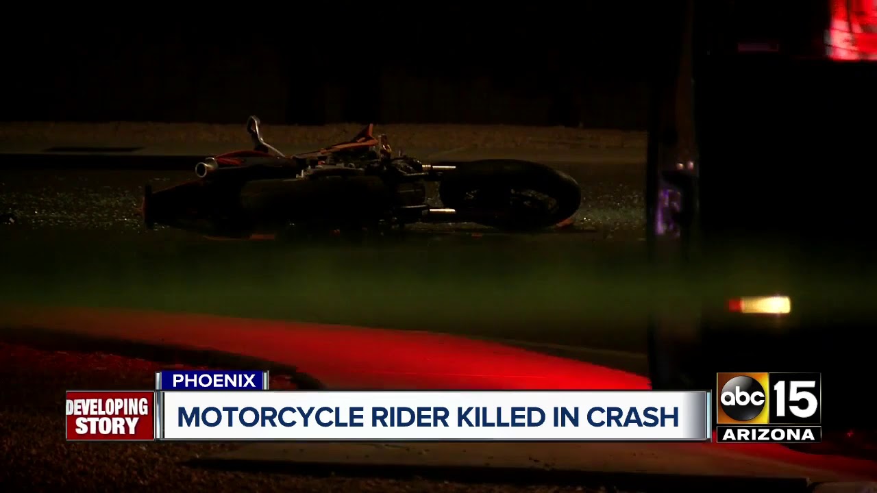 Motorcyclist Killed In Collision In Phoenix - YouTube