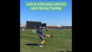 イチロー50歳が愛弟子フリオロドリゲスとキャッチボール Ichiro　#short