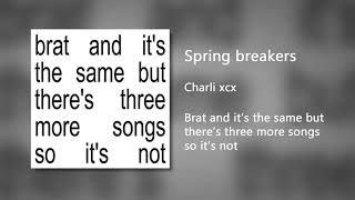Spring breakers - Charli xcx (Clean)