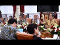 Presiden Jokowi Pimpin Ratas Persiapan KTT ASEAN, Istana Merdeka, 27 April 2023