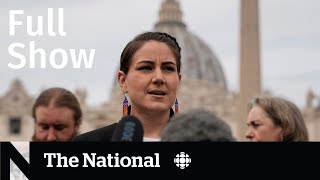 CBC News: The National | Pope meetings, Russia-Ukraine peace talks, Will Smith slap fallout