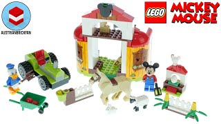 LEGO Mickey Mouse 10775 Mickey Mouse \u0026 Donald Duck's Farm Speed Build