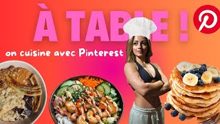 PINTEREST CONTRÔLE MA CUISINE PENDANT 24H : mission manger proteiné et healthy