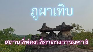 เที่ยวภูผาเทิบ ชมหินร้อยล้านปี หินสวยงาม จ.มุกดาหาร