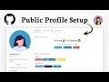 How to make your GitHub profile public (Sharing Made Easy)