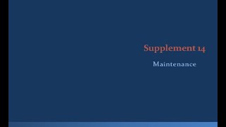 BUSS340 - Operations Management - Chapter 14s Maintenance