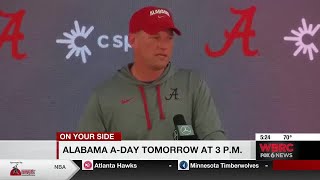 Alabama A-Day Saturday at 3 p.m.