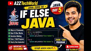 👉 Java If Else Statement | Day 5 Java Tutorial