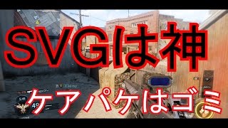 【BO3実況】SVGは神！ケアパケはごみ